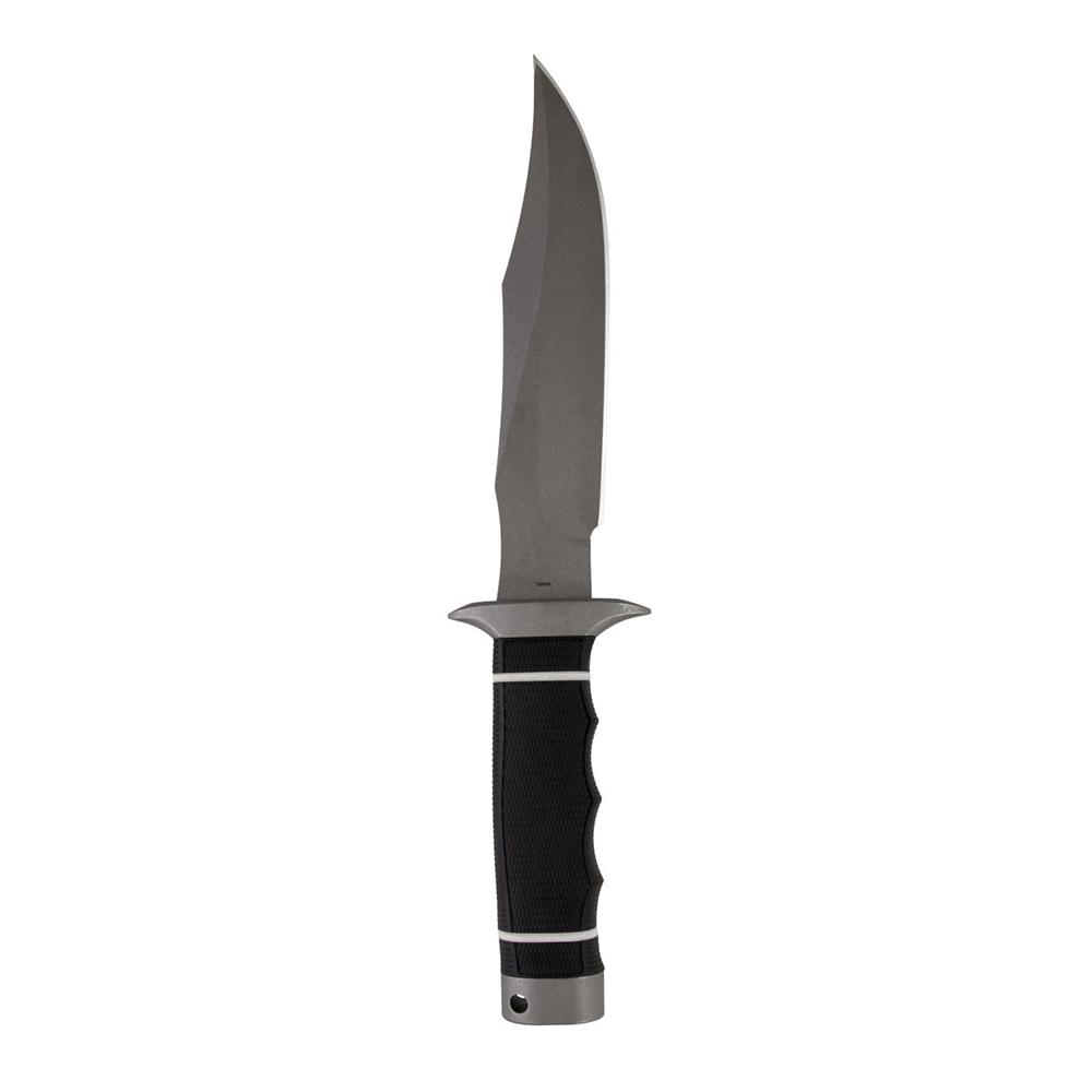 SOG Knives Tech Bowie Knife 6-2/5″ Fixed Clip Point Blade Black Box