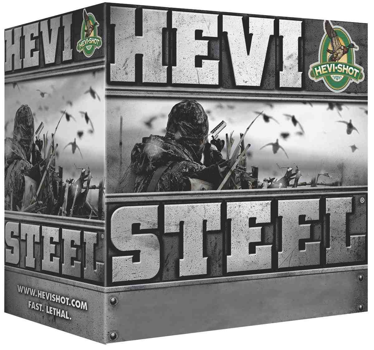 HEVI-Shot HEVI-Steel Shotshells 12 ga 3″ 1-1/4 oz 1500 fps #1 25/Box