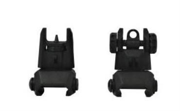 ATI Tactical Flip Up Front & Rear Back Up Sight – Polymer