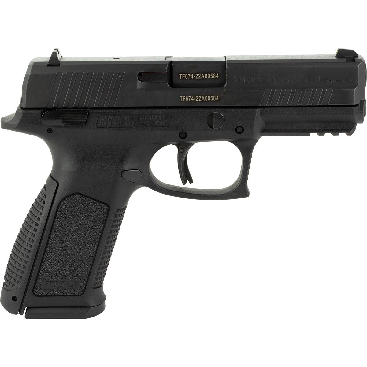 ATI HGA FXS9 Handgun 9mm Luger 10/rd CZ75 Magazine 4.1″ Barrel Black