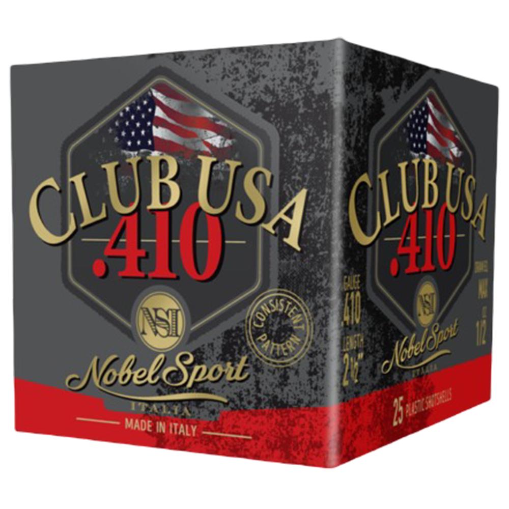 Noble NSI .410 Shotshell .410 ga 2-1/2″ 1/2 oz. 1240 fps #8 25/ct