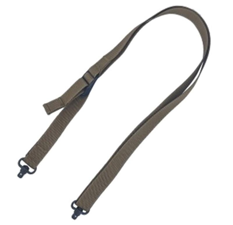 TacShield Sport Ridge 2 Point Rifle Sling 1″ Wide QD Swivels Coyote Brown