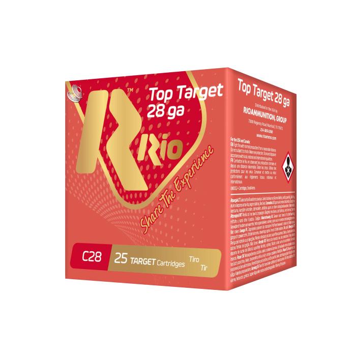 Rio Top Target Shotshells 28ga 2-3/4″ 3/4oz 1300 fps #8 25/ct