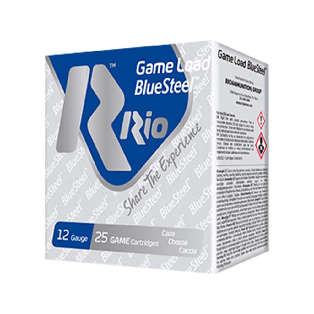 RIO Game Load BlueSteel 12ga 2-3/4″ 1-1/8oz 1400 fps #7 25/ct