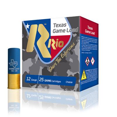 Rio Texas Game Load 36 Shotshells 12 ga 2-3/4″ 1-1/4oz 1250 fps #6 25/ct
