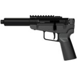 Dark Mountain Arms Stowaway Handgun 5.7×28 Single Shot 5″ 1/2×28 Threaded Barrel Black with Brace Adapter