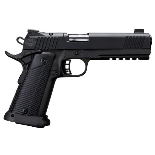 RIA USA 1911 A2 Tac Ultra AOS Handgun 9mm Luger 16rd Magazine 5″ Barrel Black