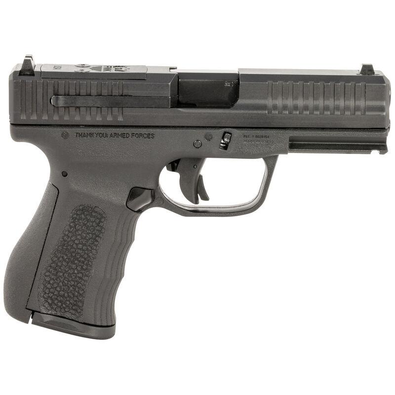 FMK Mach 9 Handgun 9mm Luger 10rd Magazine(1) 4″ Barrel Optic Ready Black Frame