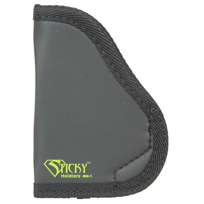 Sticky Holsters Medium Sticky Pocket Holster for 3.5″ Small/Medium Autos Black Ambi
