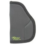 Sticky Holsters Short Sticky Pocket Holster for 3″ to 4″ 1911 Handguns Grey Ambi
