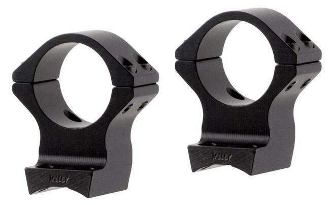 Talley Lightweight Alloy Scope Mount Combo Browning X-Bolt 1″ High – Black Anodized