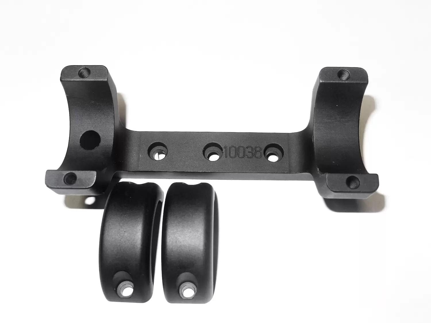 DNZ Integrated Rings & Base Mount – CVA Black Powder Rifles 30mm High – Black