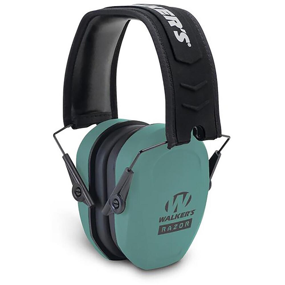 Walker’s Razor Slim Passive Ear Muffs 27dB Teal