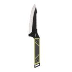 SOG Knives Terragrip Camp Knife 6-7/10″ Drop Point Blade Black Green