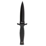 SOG Knives Nightshade Fixed Knife 4-3/4″ Spear Point Blade Black