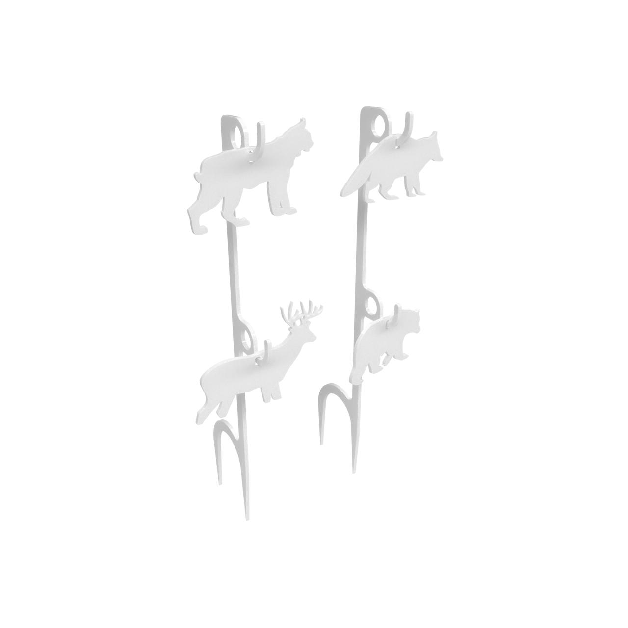 Birchwood Casey AR500 22 Rimfire 1/4″ Steel Animal Target Kit 1/ct