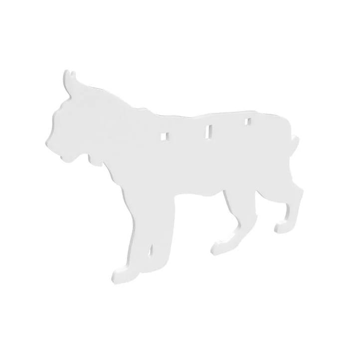 Birchwood Casey AR500 3/8″ Steel 1 Hole Animal Silhouette Target – Bobcat 1/ct