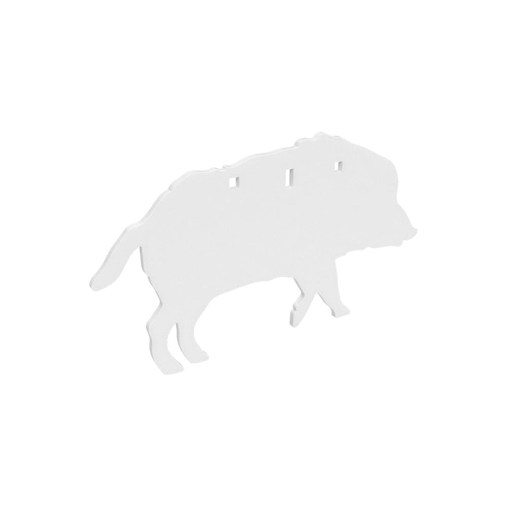 Birchwood Casey AR500 3/8″ Silhouette Plate Target 3-Hole Boar