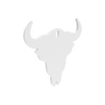Birchwood Casey AR500 3/8″ Steel 1 Hole Animal Silhouette Target – Skull 1/ct