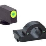 Ameriglo Ghost Ring Night Sight Set for Glock Models 17.19.26 – Green Outline