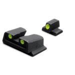 Meprolight Smith & Wesson Tru-Dot Night Sight Set – TD M&P Full Size Compact. 9mm .40 Fixed Set Green