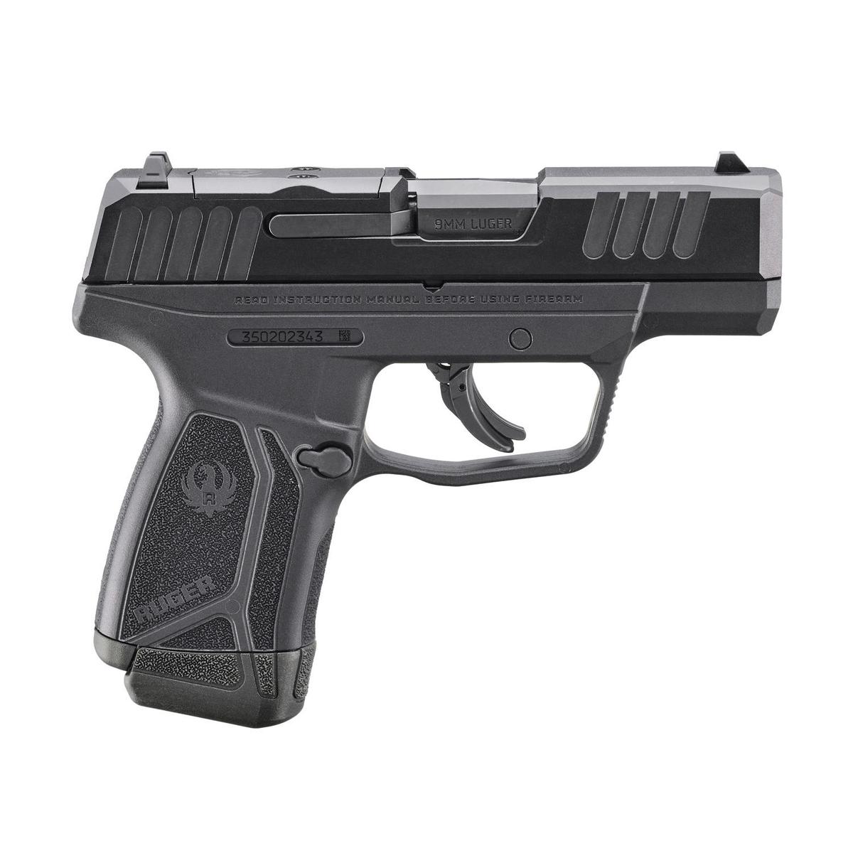 Ruger MAX-9 Handgun 9mm Luger 12rd Magazine 3.20” Black Oxide Barrel Manual Safety