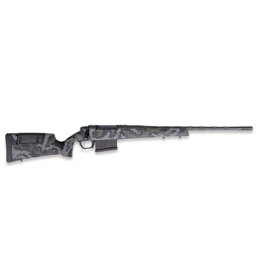 Weatherby Model 307 RANGE XP 2.0 Rifle 7mm PRC 5rd Capacity 22” Barrel Green/Grey Sponge Pattern Stock