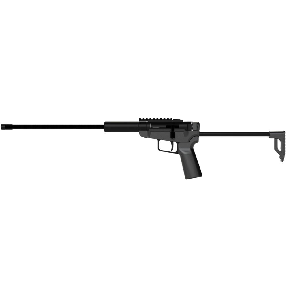 Dark Mountain Stowaway Rifle 5.7x28mm Single Shot 16″ Threaded Barrel Black