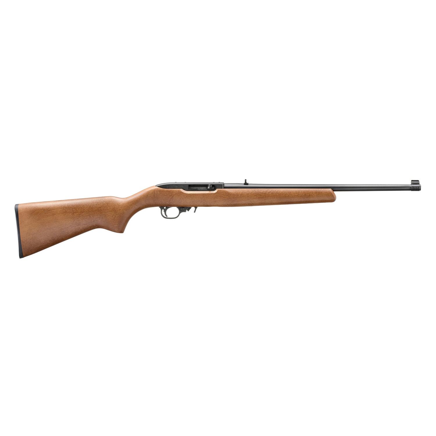 Ruger 10/22 Rifle .22 LR 10rd Magazine 18.5″ Barrel BX Trigger Satin Black Finish Birch Stock