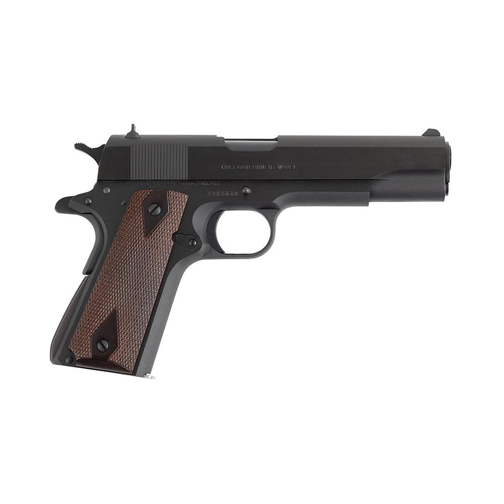 Colt Government Model Handgun .45 Auto 7rd Magazine 5″ Barrel Blued Finish Fixed Sights
