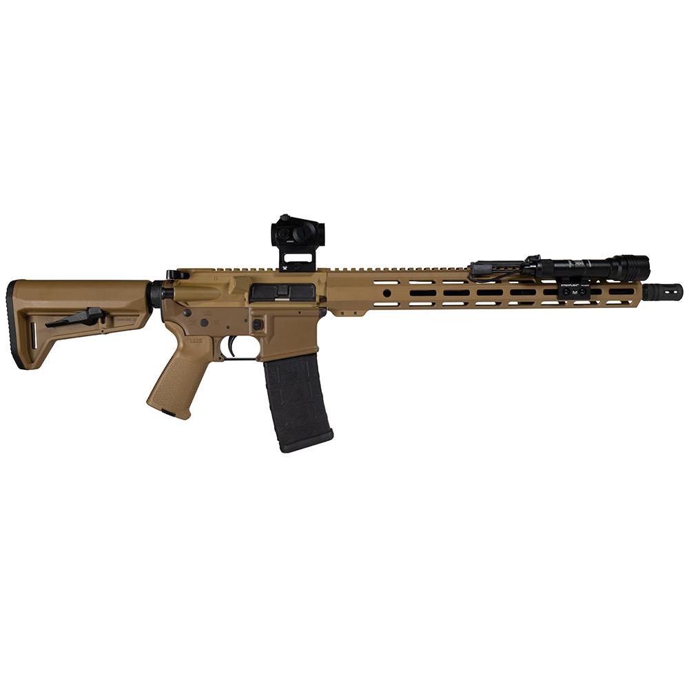Shark Coast Tactical “Sunrise” AR-15 Rifle 5.56mm 30rd Magazine 16″ Barrel 15″ Handguard Vortex Crossfire & Streamlight Protac Carry Bag