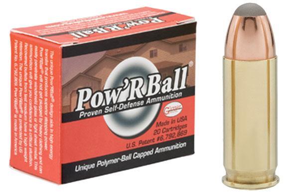Glaser Pow’RBall Handgun Ammunition  .38 Super 100 gr JHP 1525 fps 20/box