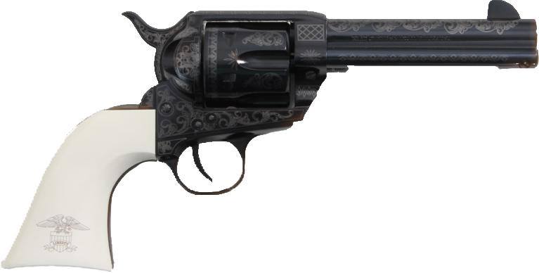 TRADITIONS 1873 SA LIB 45LC BL/WHT 4.75″