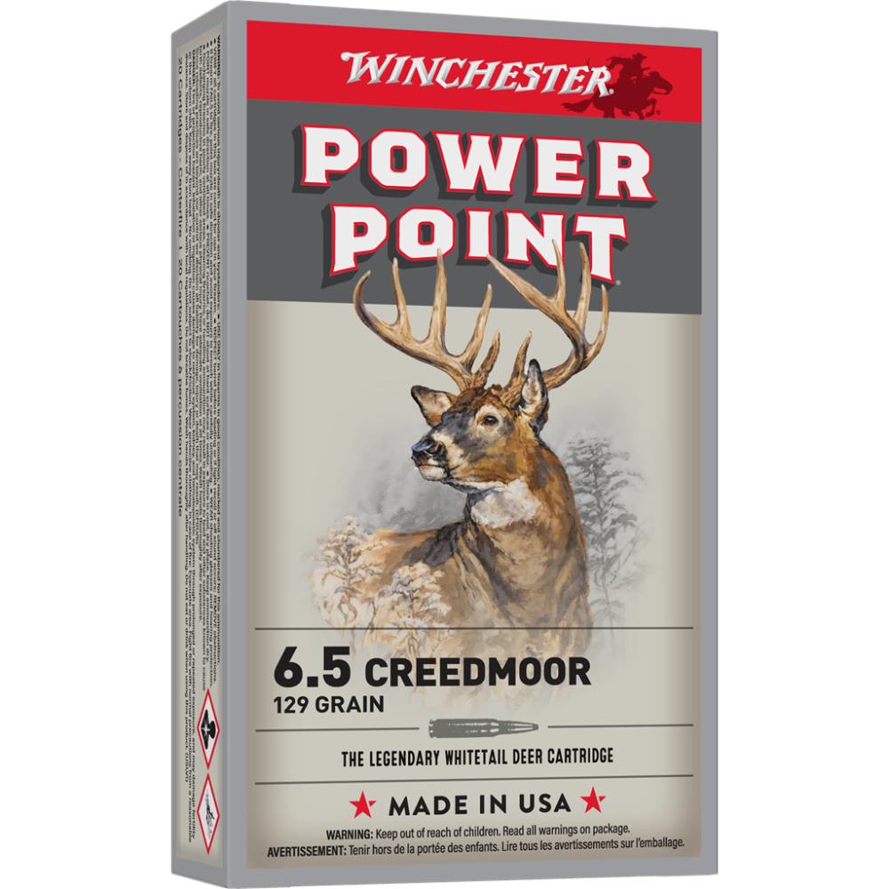 Winchester Super X Rifle Ammunition 6.5 Creedmoor 129 gr. PSP 2820 fps 20/ct