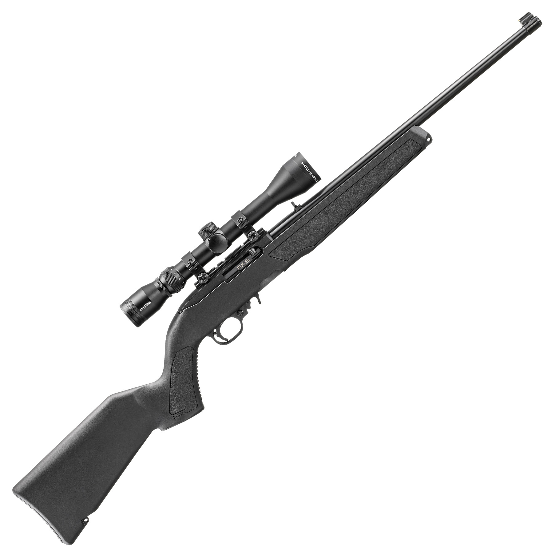 RUG 10/22 22LR 18.5″ SCOPE BLK