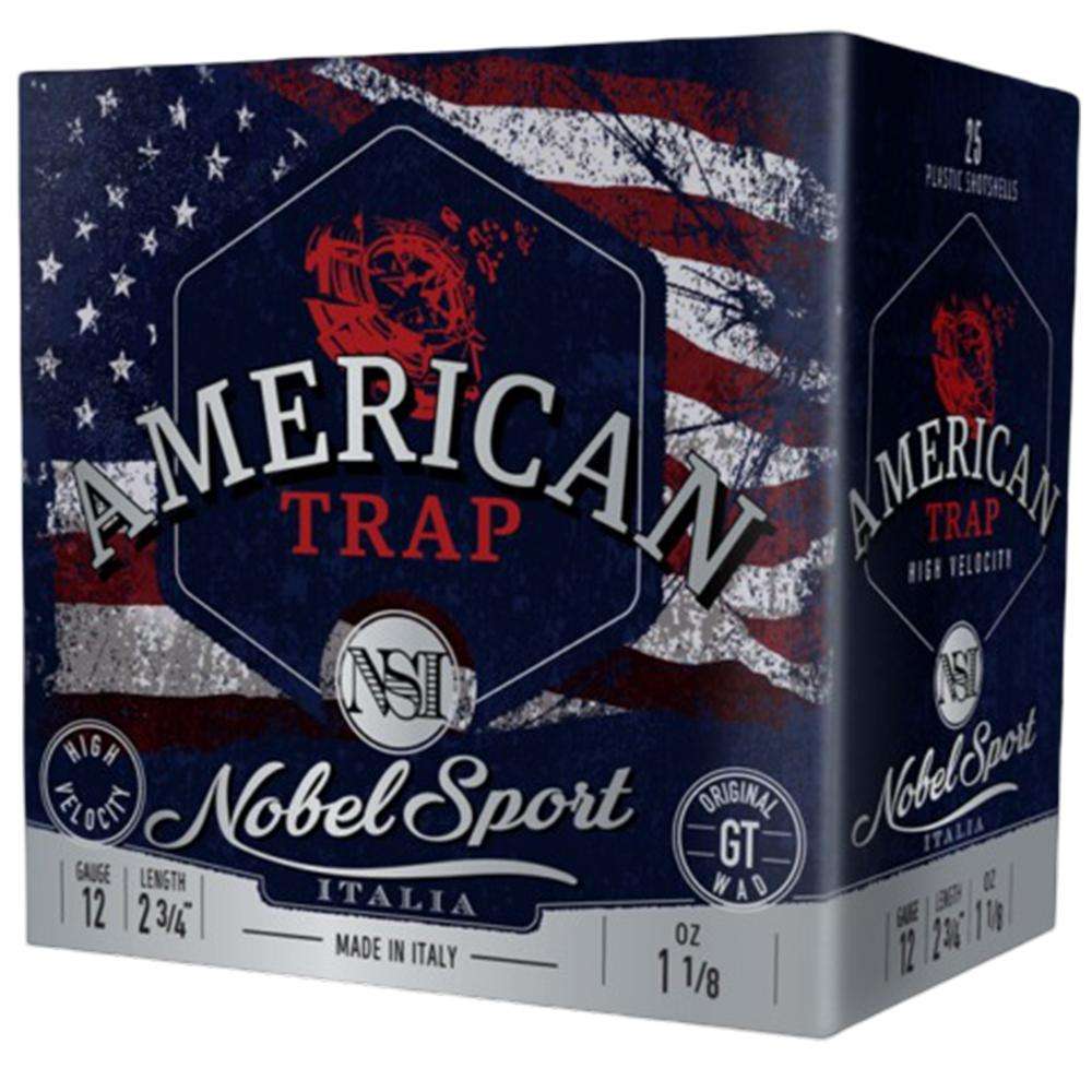 Noble NSI Target Nobel Speed Shotshell 12 ga 2-3/4″ 1-1/8 oz 1300 fps #8 25/ct