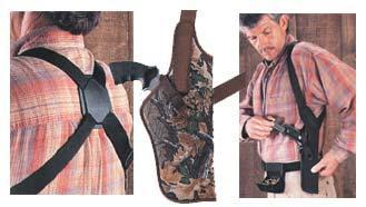 Uncle Mike’s Sidekick Vertical Shoulder Holsters 4 1/2″ – 5″ Barrel Large Auto. – RH