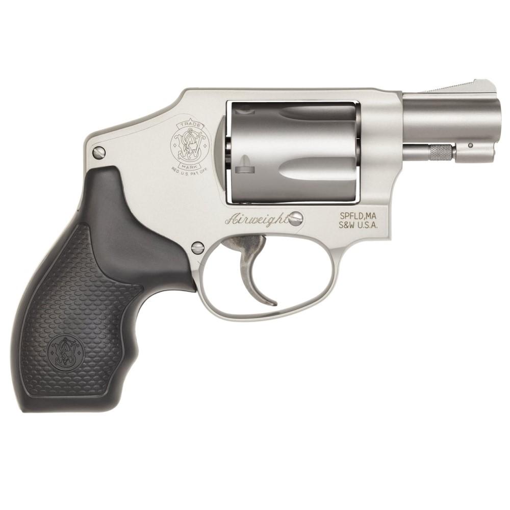 Smith & Wesson M642 Handgun .38 Special 5rd Capacity 2″ Barrel Silver with Black Grip No Lock