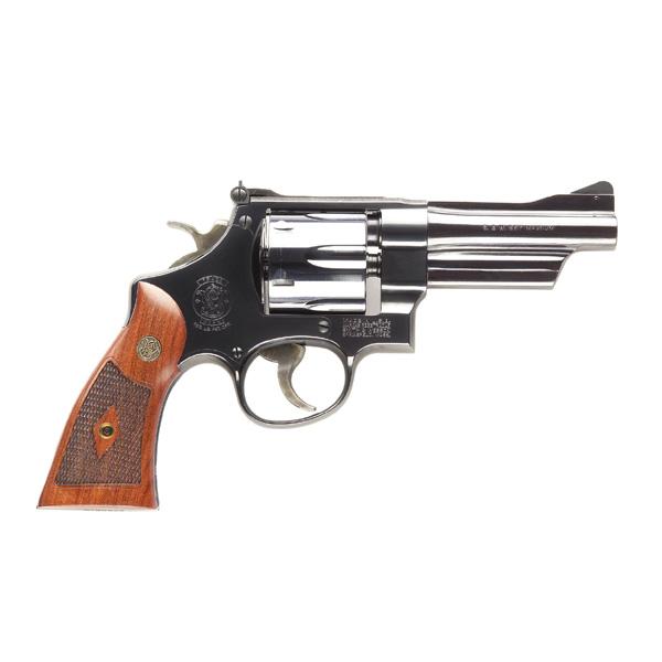 Smith & Wesson N Frame Model 27 Handgun .357 Mag 6rd Capacity 4″ Barrel Wood Grips