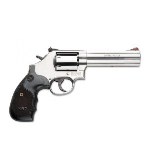S&W 3-5-7 Magnum Series 686 Plus Handgun .357 Mag 7rd Capacity 5″ Barrel Stainless Finish