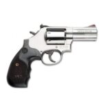 Smith & Wesson L-Frame Model 686 Plus Handgun .357 Mag 7rd Capacity 3″ Barrel Silver with Black