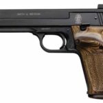 S&W M41 Handgun .22 LR 10rd Magazine 5.5″ Barrel Adj Sight Wood Grips