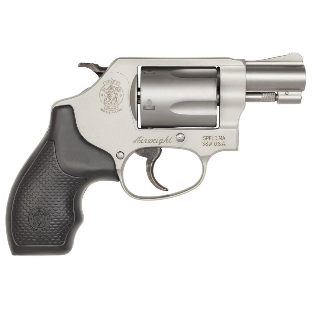 Smith & Wesson M637 Chief’s Special Airweight Handgun 38 Spl(+P) 5rd Capacity 2″ Barrel Silver with Black Grips