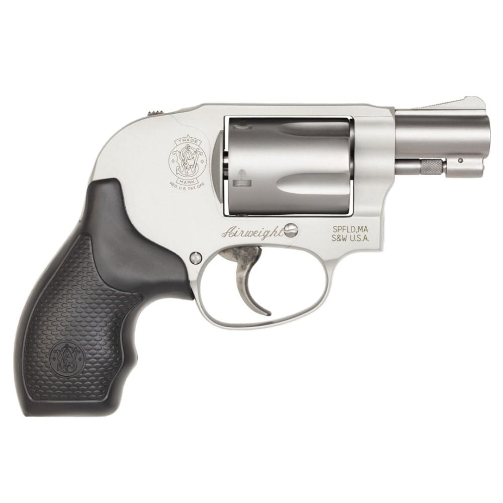 Smith & Wesson J-Frame Series Model 638 Handgun .38 S&W Special 5rd 1.88″ Barrel Silver with Black Grip