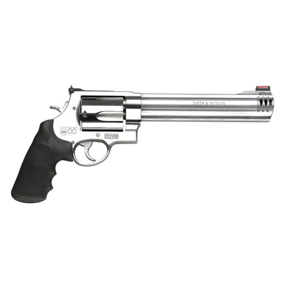 S&W M500 Handgun .500 S&W MAG 5rd Capacity 8.38″ Ported Barrel Satin Stainless Finish