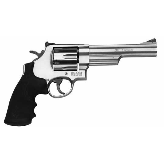 Smith & Wesson N-Frame Model 629 Handgun .44 Mag 6rd Capacity 6″ Barrel Silver with Black Grip