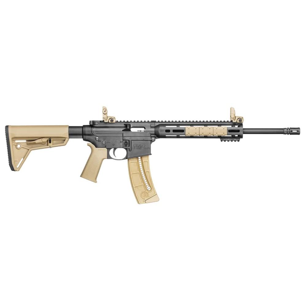 Smith & Wesson M&P 15-22 Sport MOE SL Rifle 22 LR 25rd 16.5″ Barrel FDE