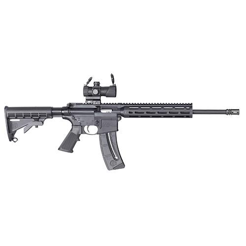 S&W M&P 15-22 Sport Rifle .22LR 25rd Magazine 16.5″ Barrel with MP-100 M&P Red/Green Dot Optic