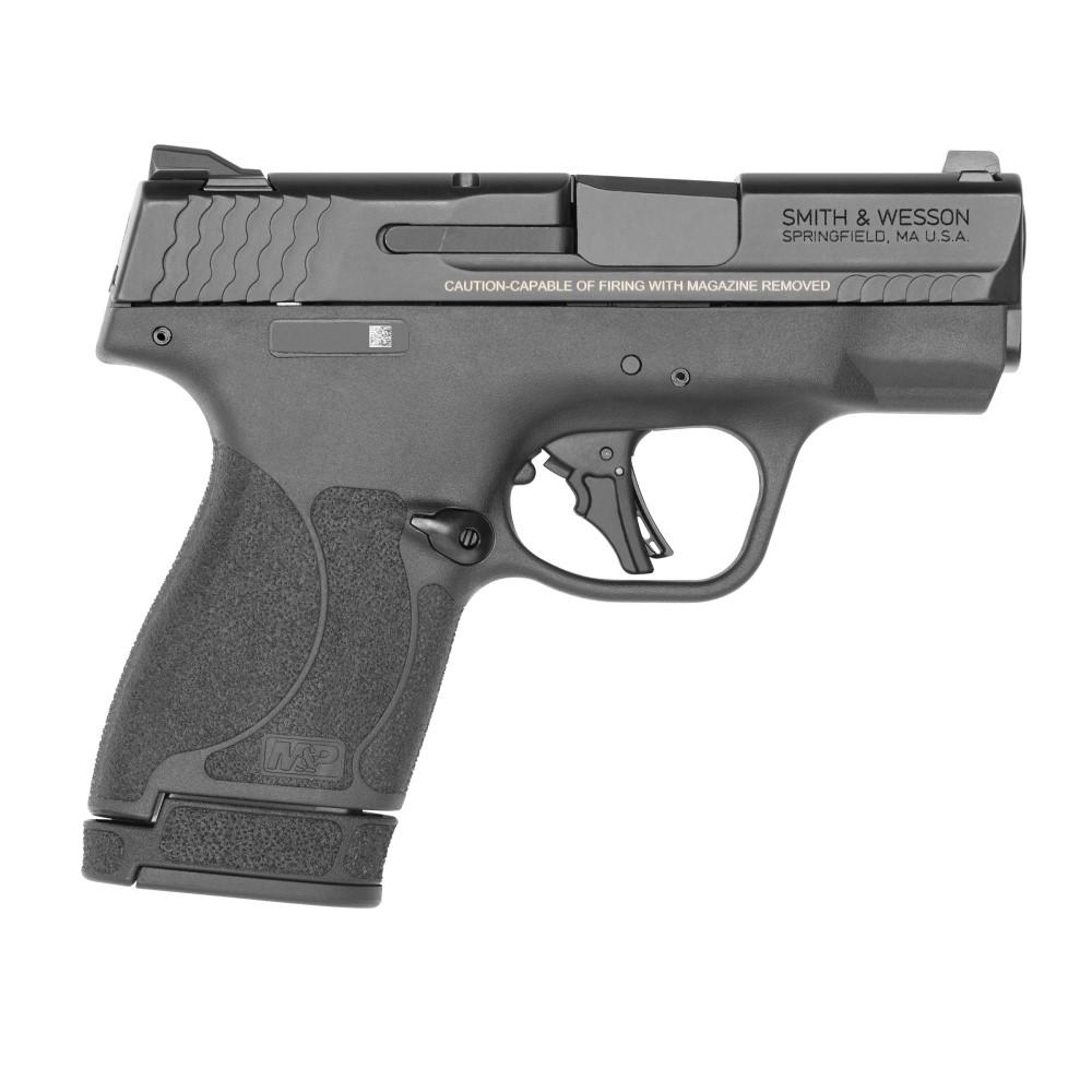 S&W M&P9 Shield Plus Handgun 9mm Luger 10rd & 13rd Magazines (2) 3.1″ Barrel Manual Safety Black