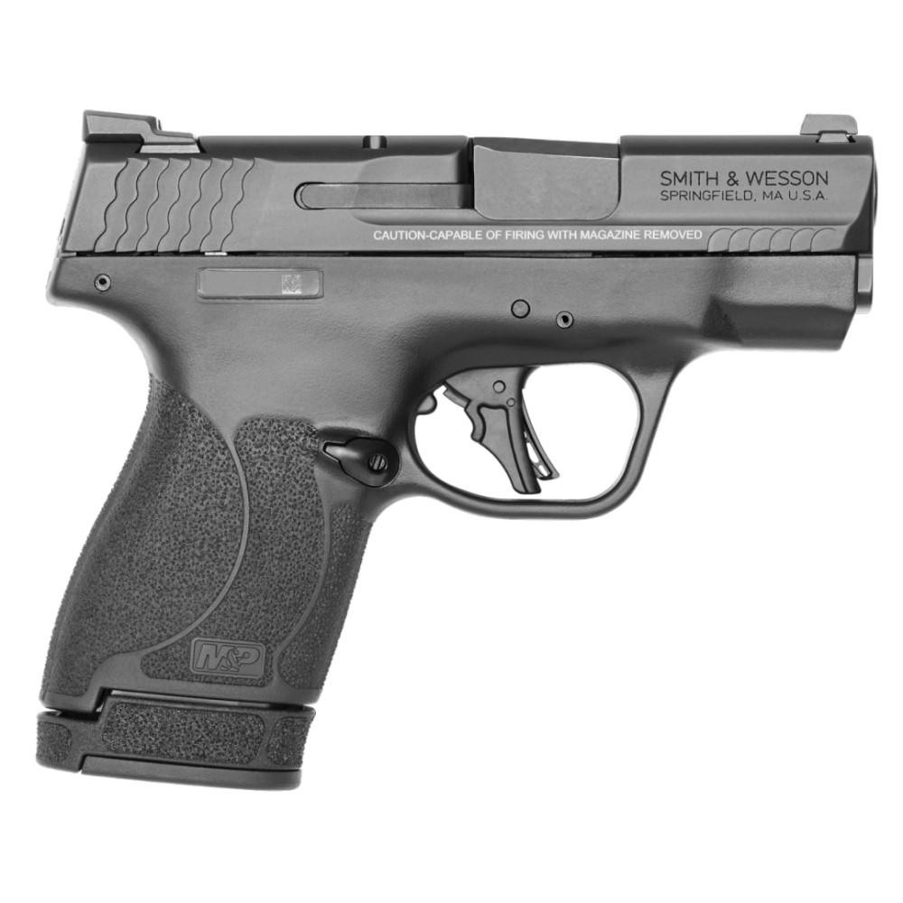 S&W M&P9 Shield Plus Night Sights Handgun 9mm Luger 10rd & 13rd Magazines (2) 3.1″ Barrel No Manual Safety Black